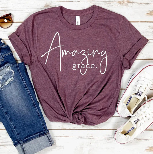 Amazing Grace Tee - Caroline Layne Boutique LLC