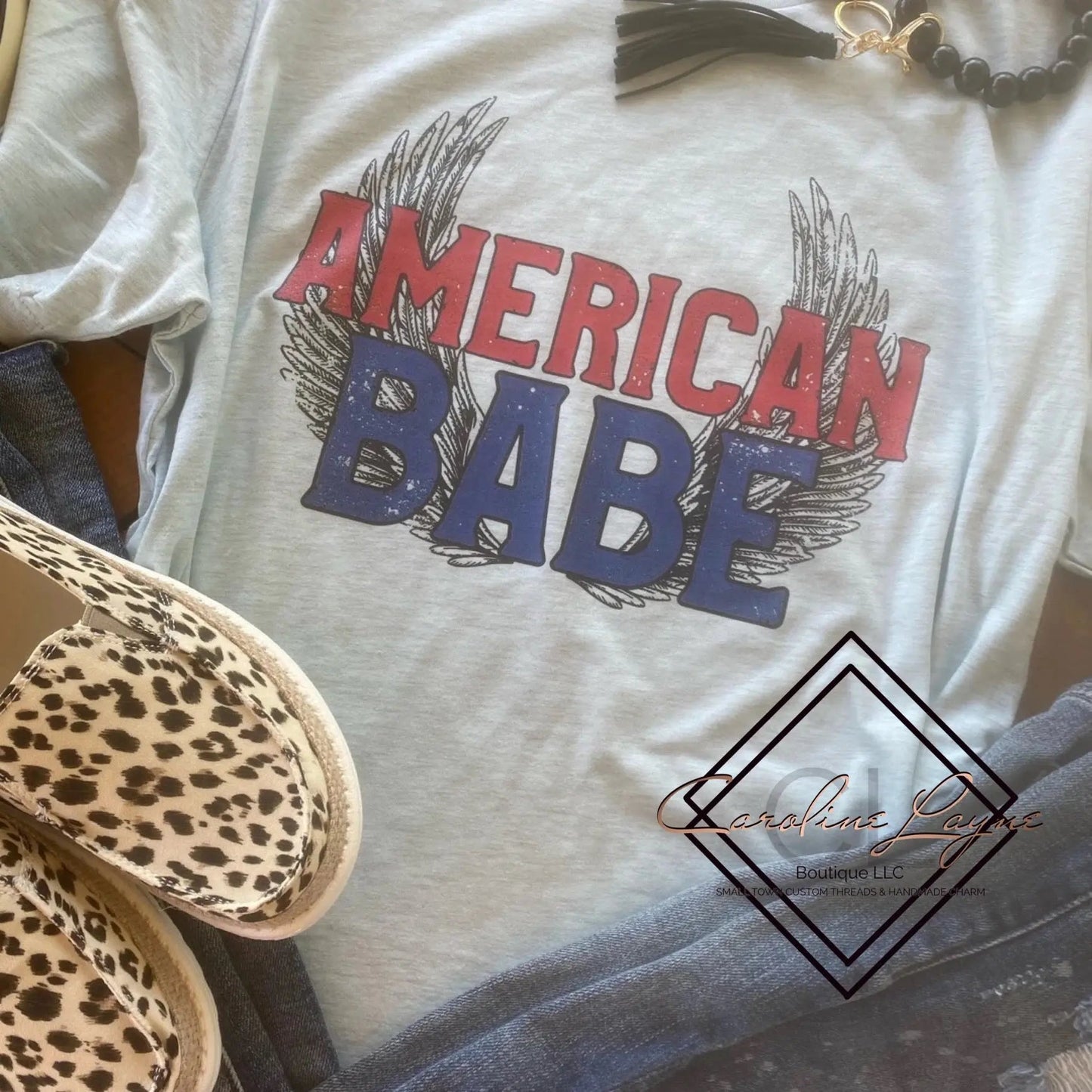 American Babe Tee - Caroline Layne Boutique LLC