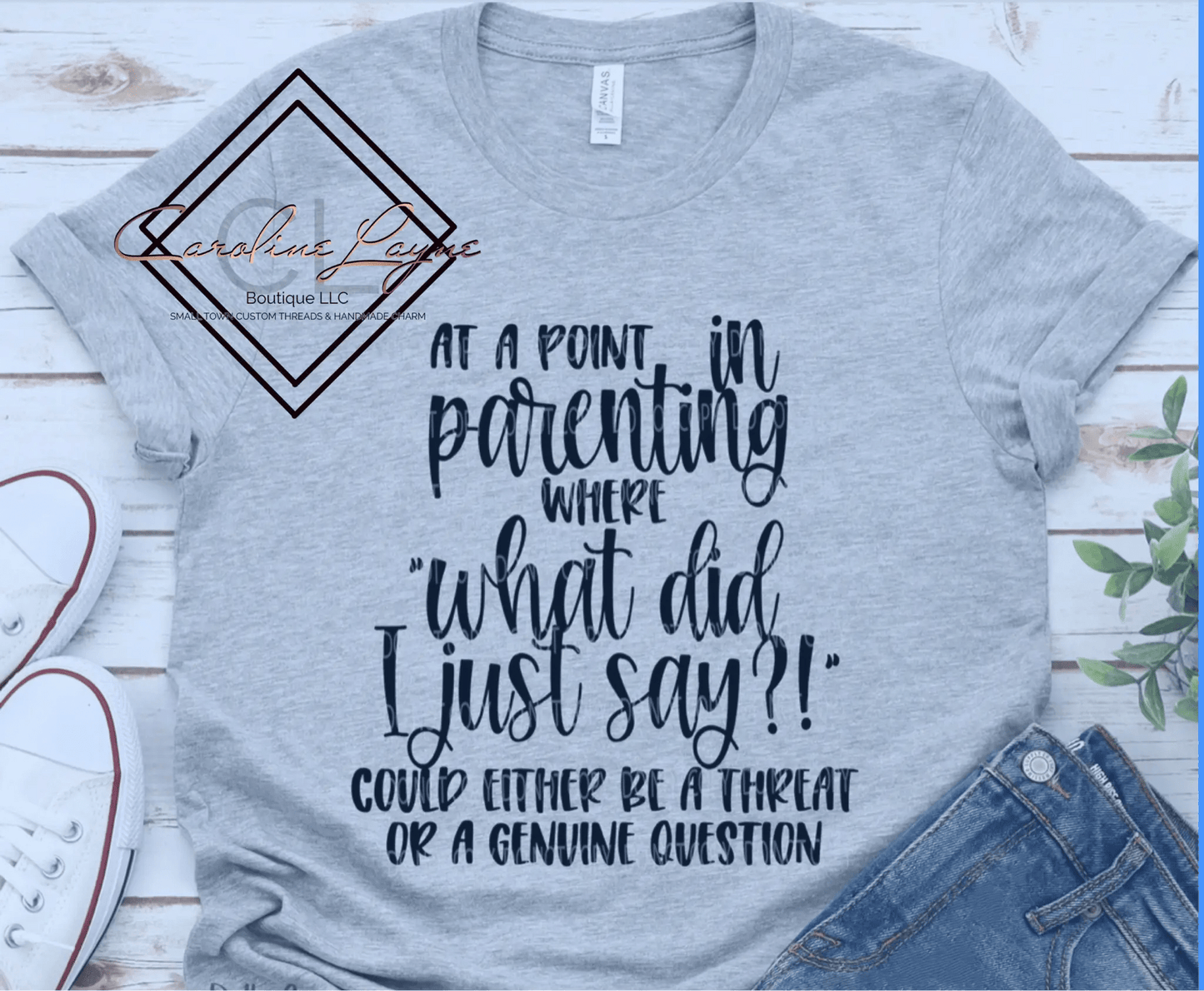 At A Point In Parenting Tee - Caroline Layne Boutique LLC