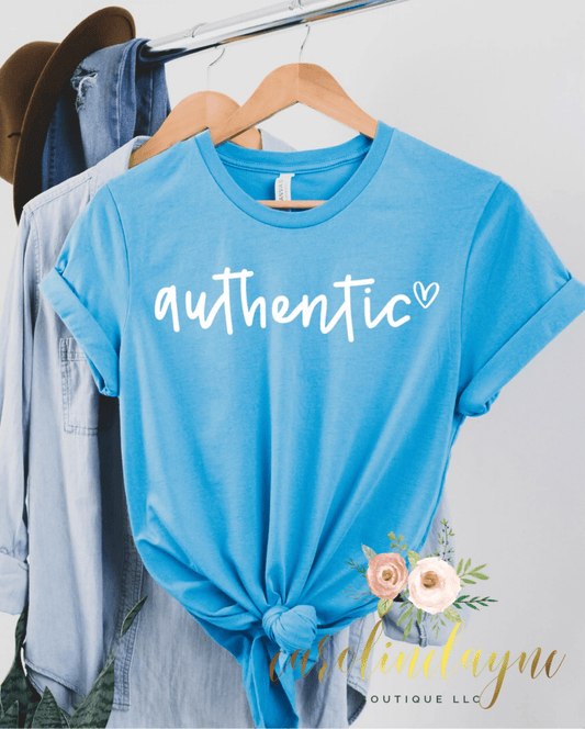 Authentic tee - Caroline Layne Boutique LLC