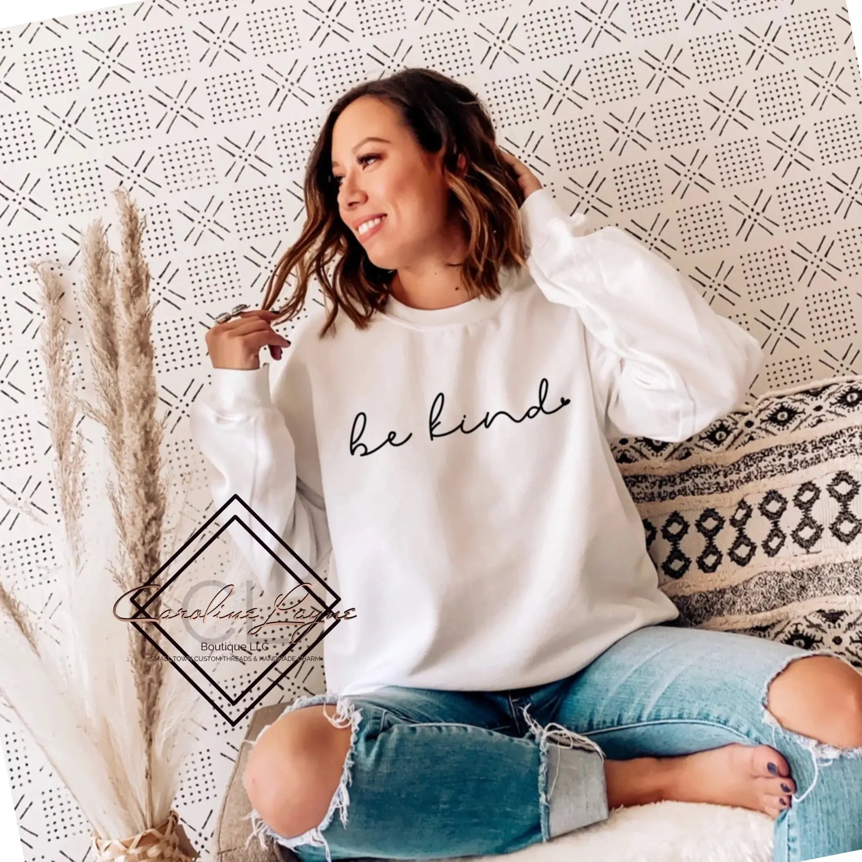 Be Kind Sweatshirt - Caroline Layne Boutique LLC