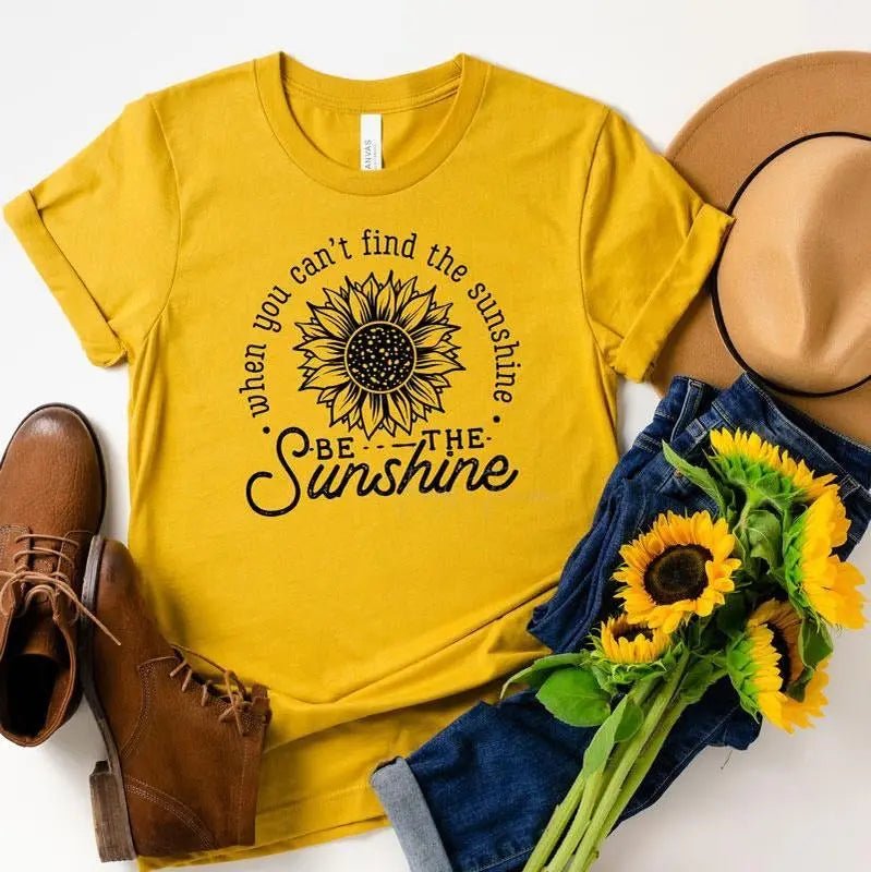 Be The Sunshine Tee - Caroline Layne Boutique LLC