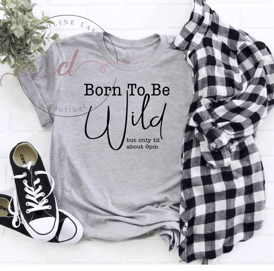 Born To Be Wild Tee - Caroline Layne Boutique LLC