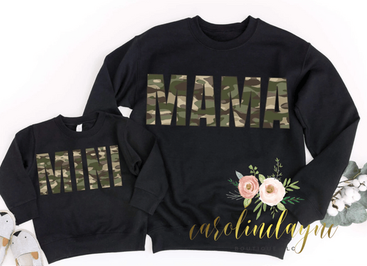 Camo Mama Life Tee - Caroline Layne Boutique LLC