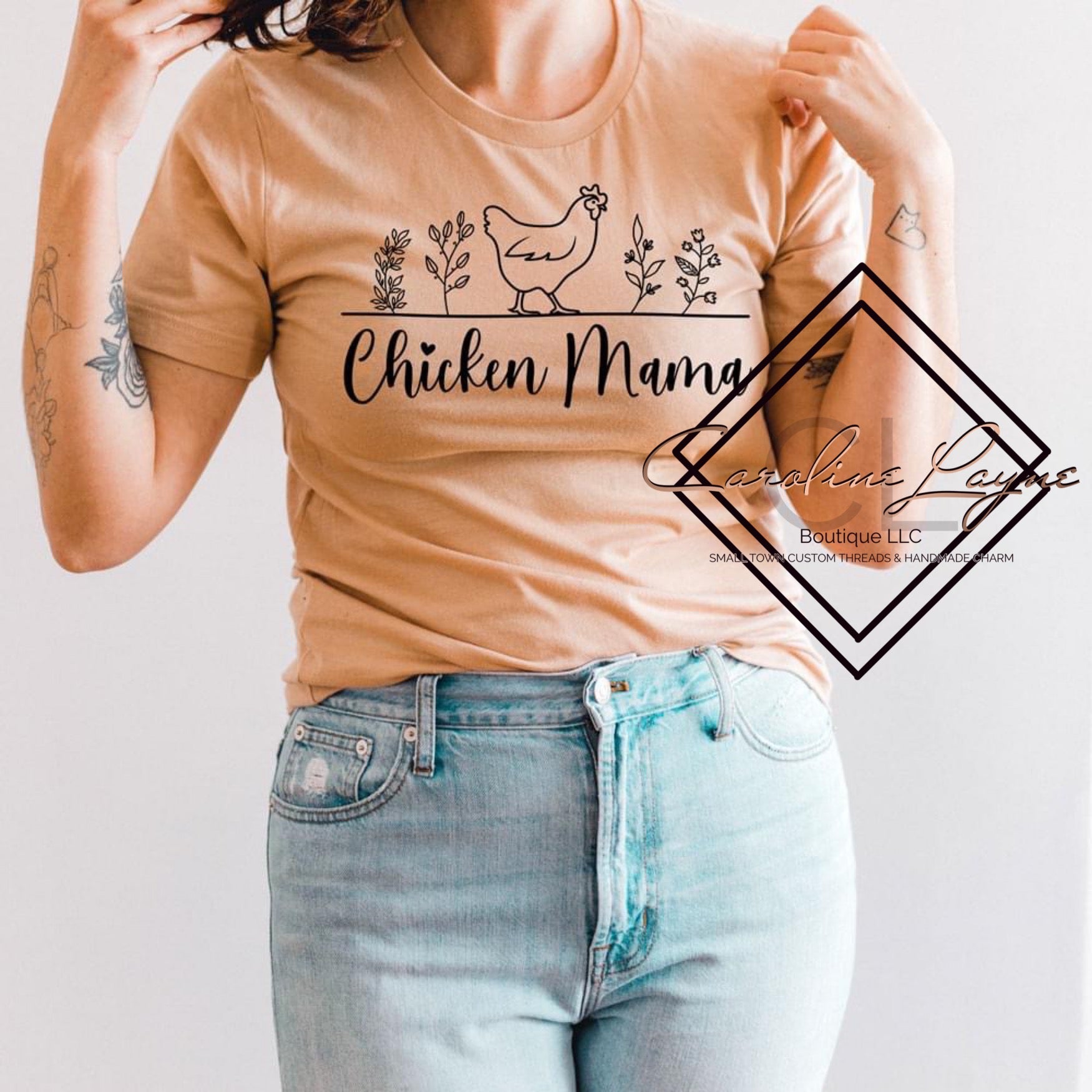 Chicken mama Tee - Caroline Layne Boutique LLC