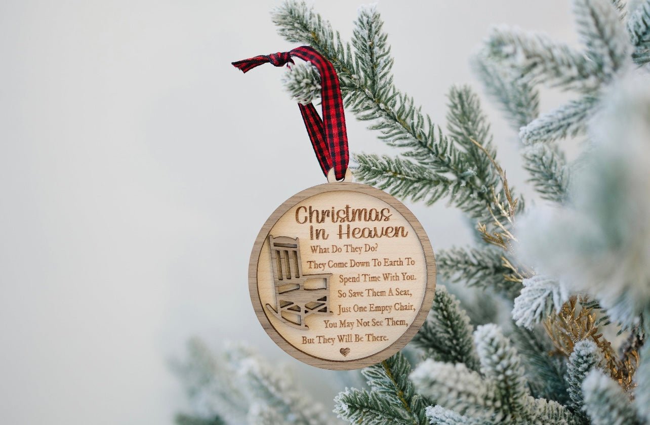 Christmas in heaven Christmas Ornament - Caroline Layne Boutique LLC