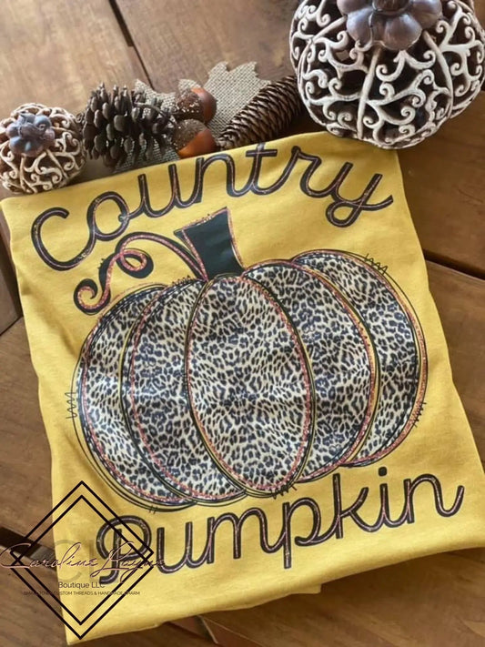 Country Pumpkin Tee - Caroline Layne Boutique LLC