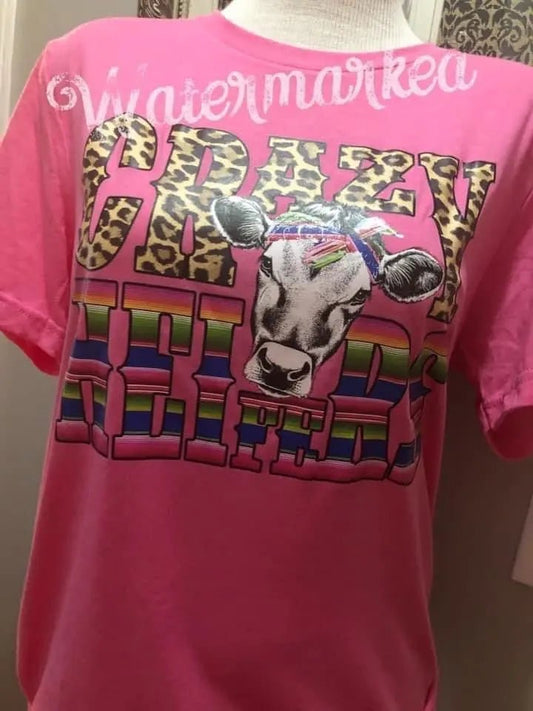 Crazy Heifers Tee - Caroline Layne Boutique LLC