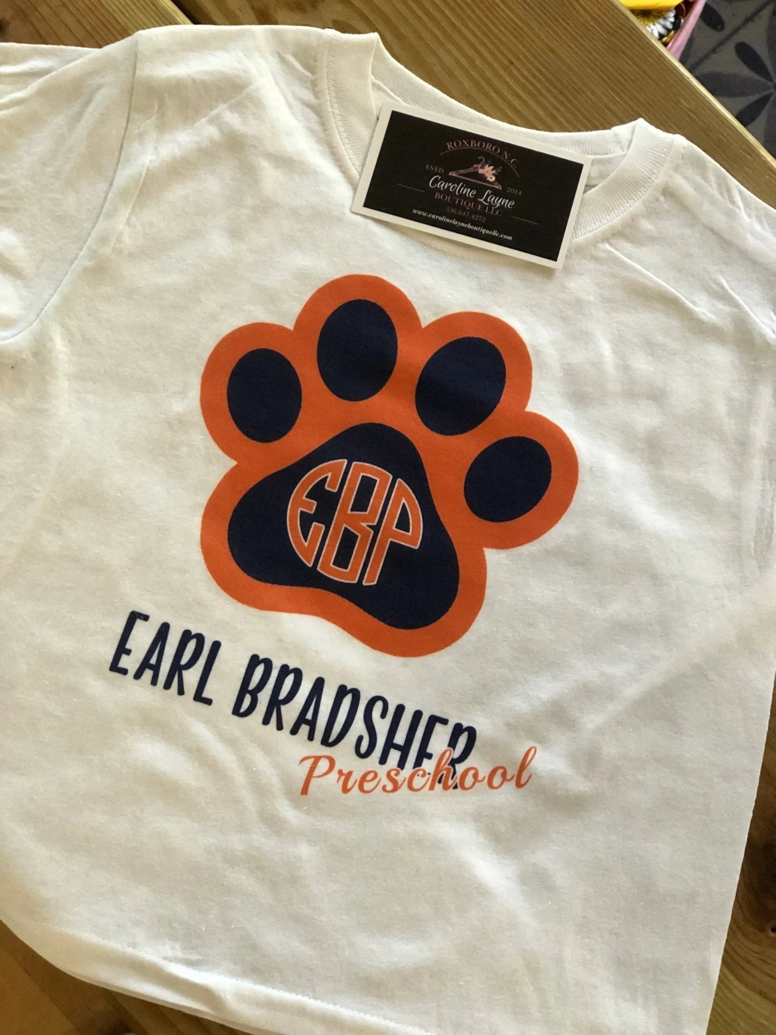 Earl Bradsher Preschool Kids Tee - Caroline Layne Boutique LLC