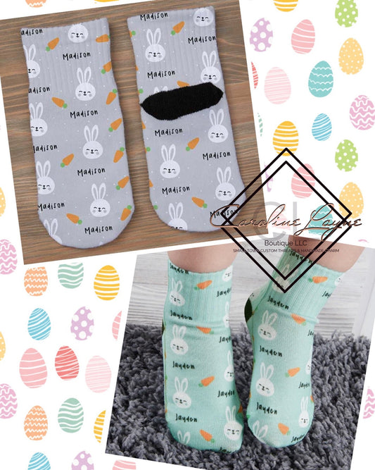 Easter Socks - Caroline Layne Boutique LLC