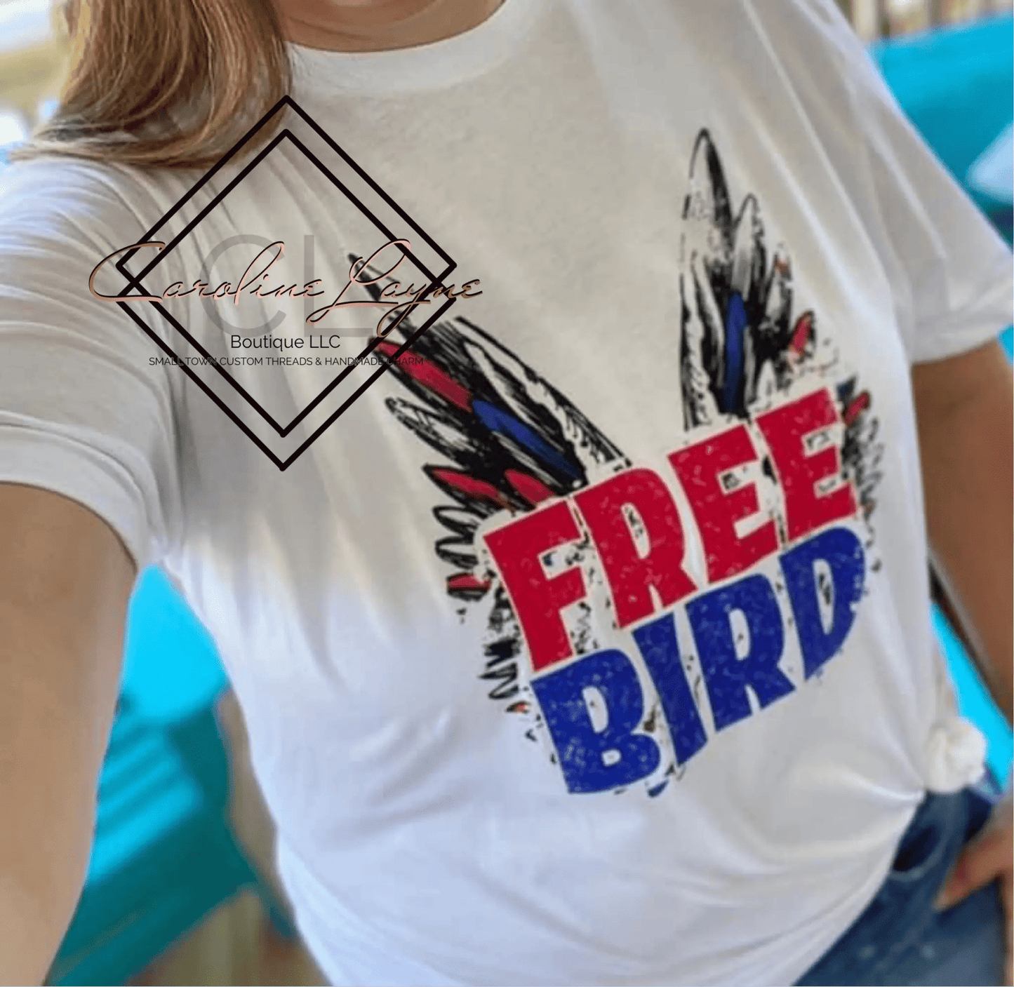 Free Bird Tee - Caroline Layne Boutique LLC