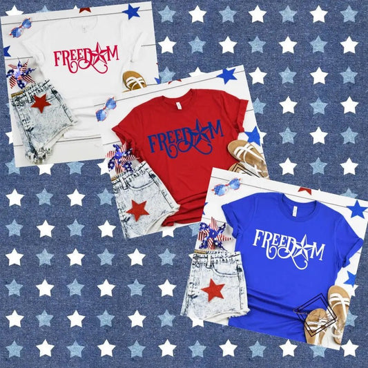 Freedom Tee - Caroline Layne Boutique LLC