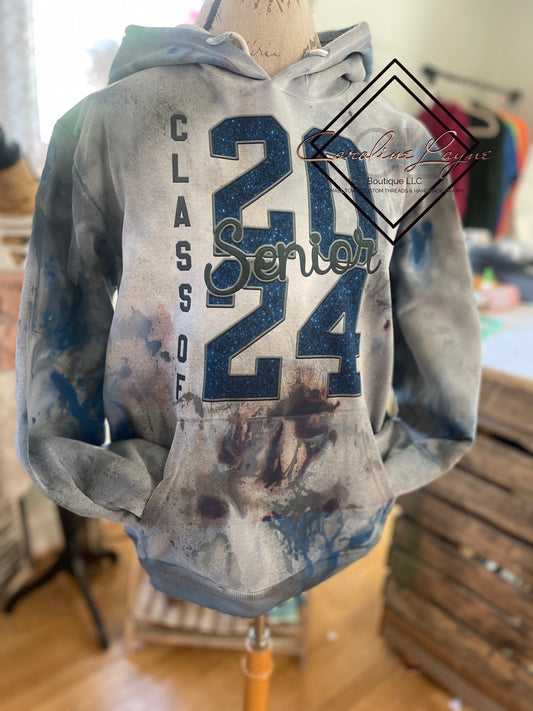 Hand Dyed Senior Year Hoodie - Caroline Layne Boutique LLC