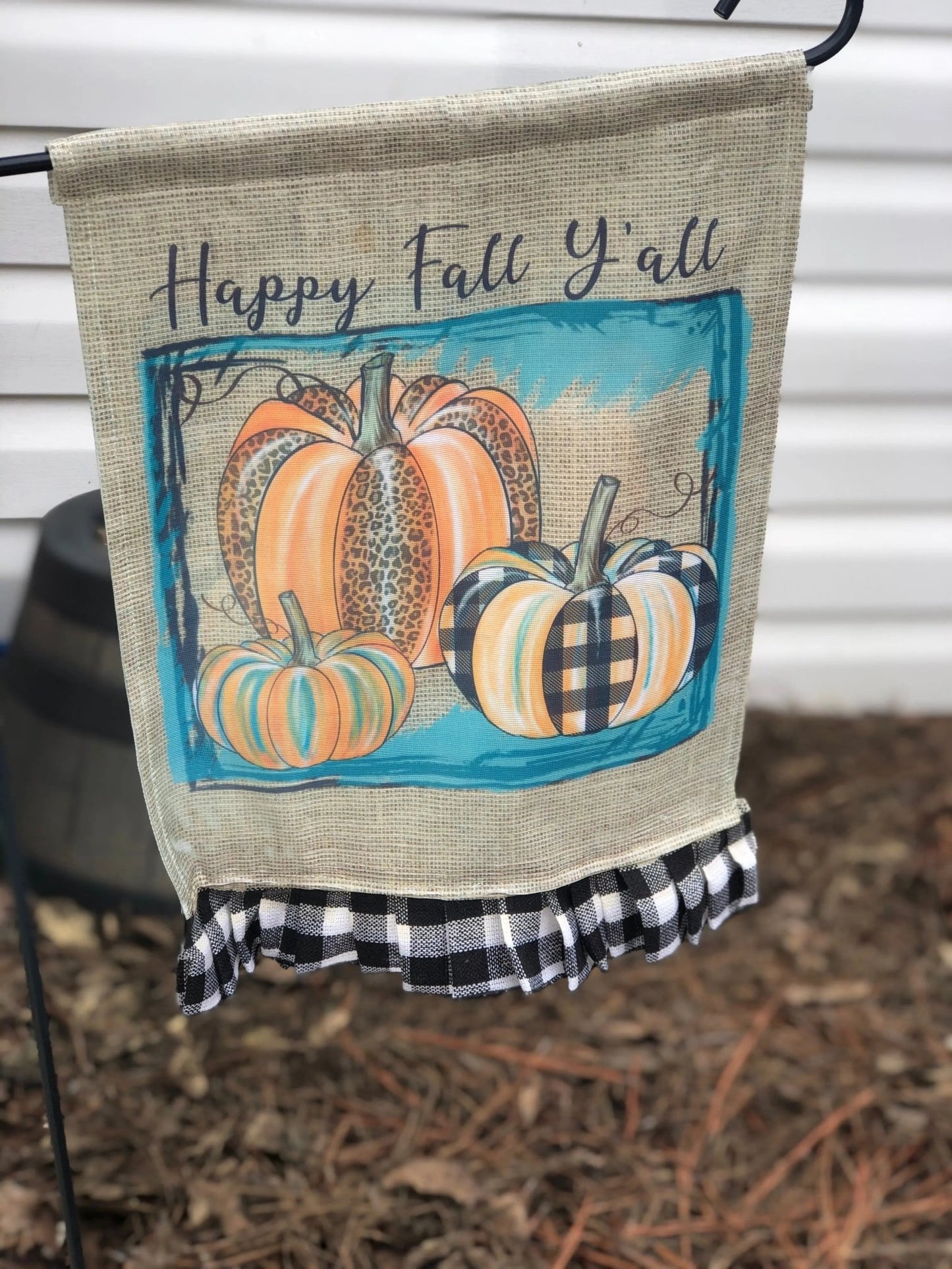 Happy Fall Yall Pumpkin Garden Flag - Caroline Layne Boutique LLC