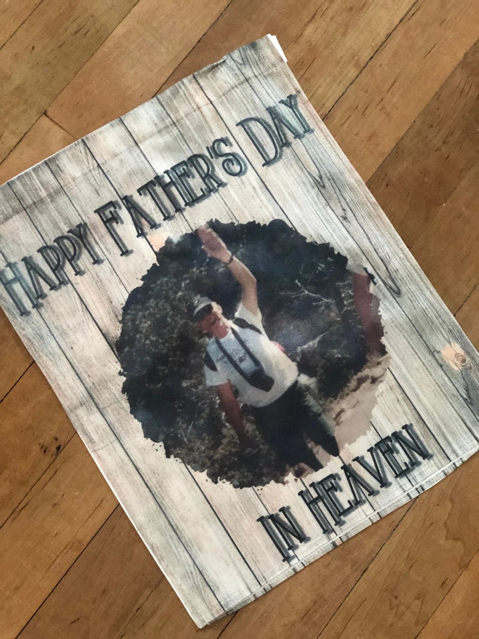 Happy Fathers Day In Heaven Flag - Caroline Layne Boutique LLC