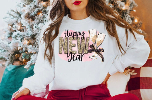 Happy New Year Sweatshirt - Caroline Layne Boutique LLC