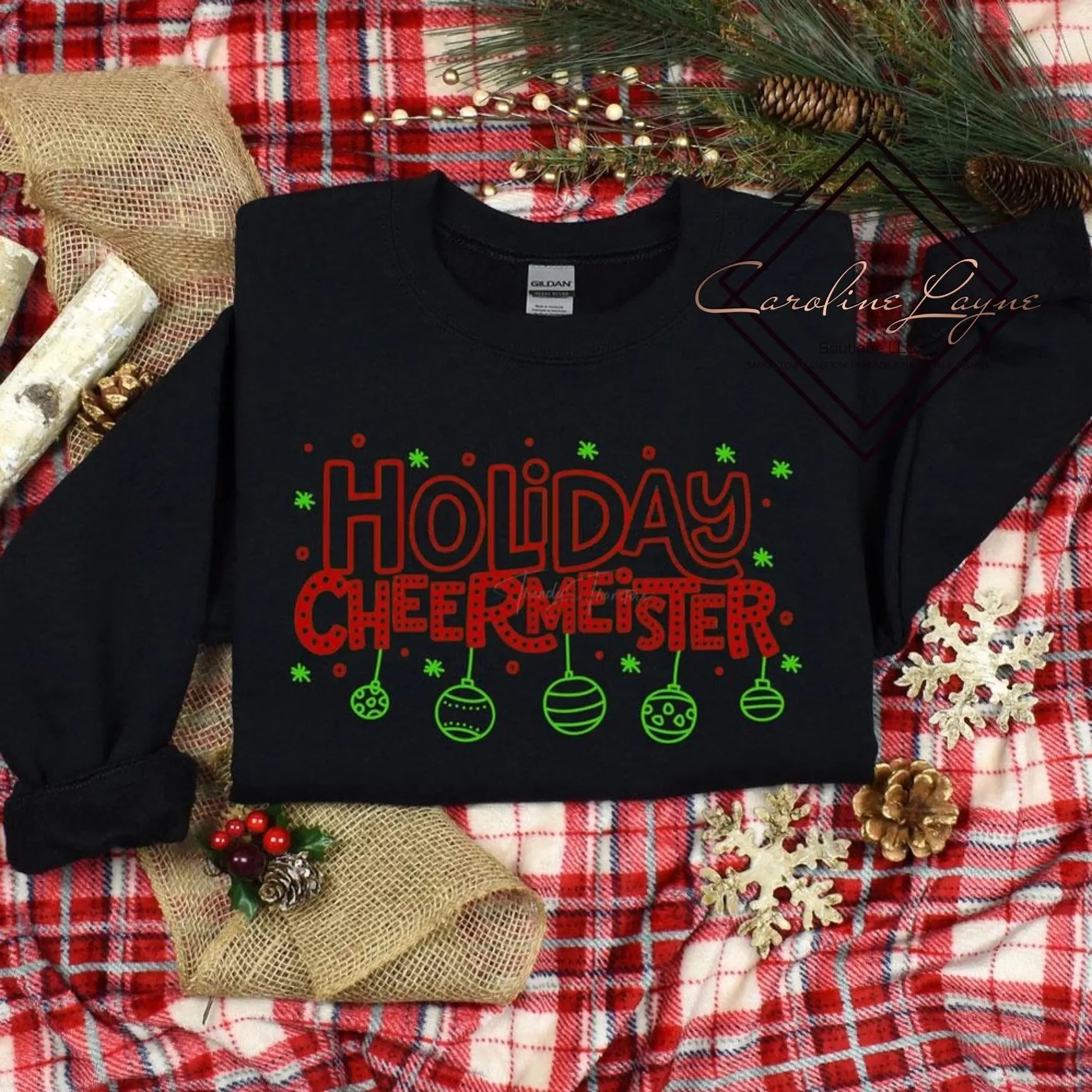 Holiday Cheermeister Sweatshirt - Caroline Layne Boutique LLC
