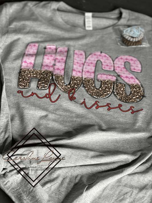 Hugs and kisses tee - Caroline Layne Boutique LLC