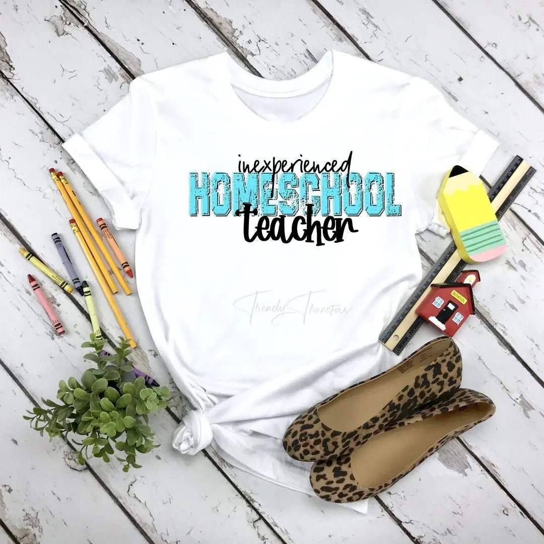 Inexperienced Homeschool Teacher Tee - Caroline Layne Boutique LLC