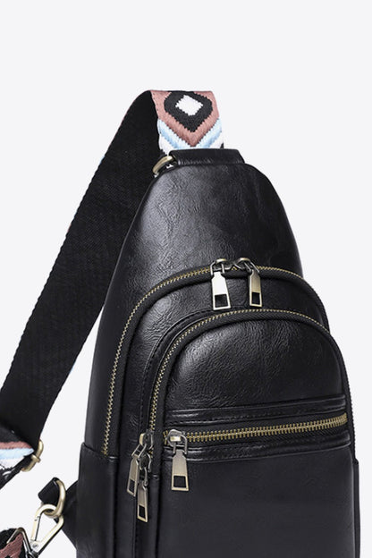 It's Your Time PU Leather Sling Bag - Caroline Layne Boutique LLC