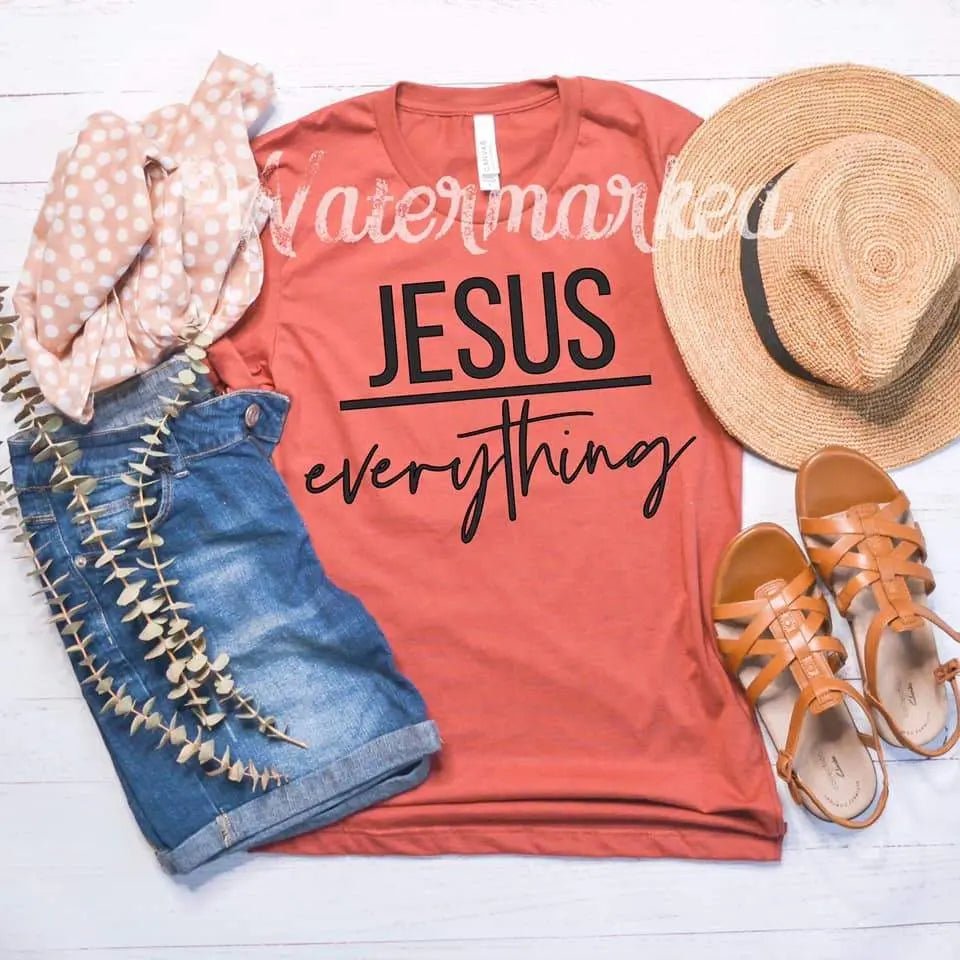 Jesus Everything Tee - Caroline Layne Boutique LLC