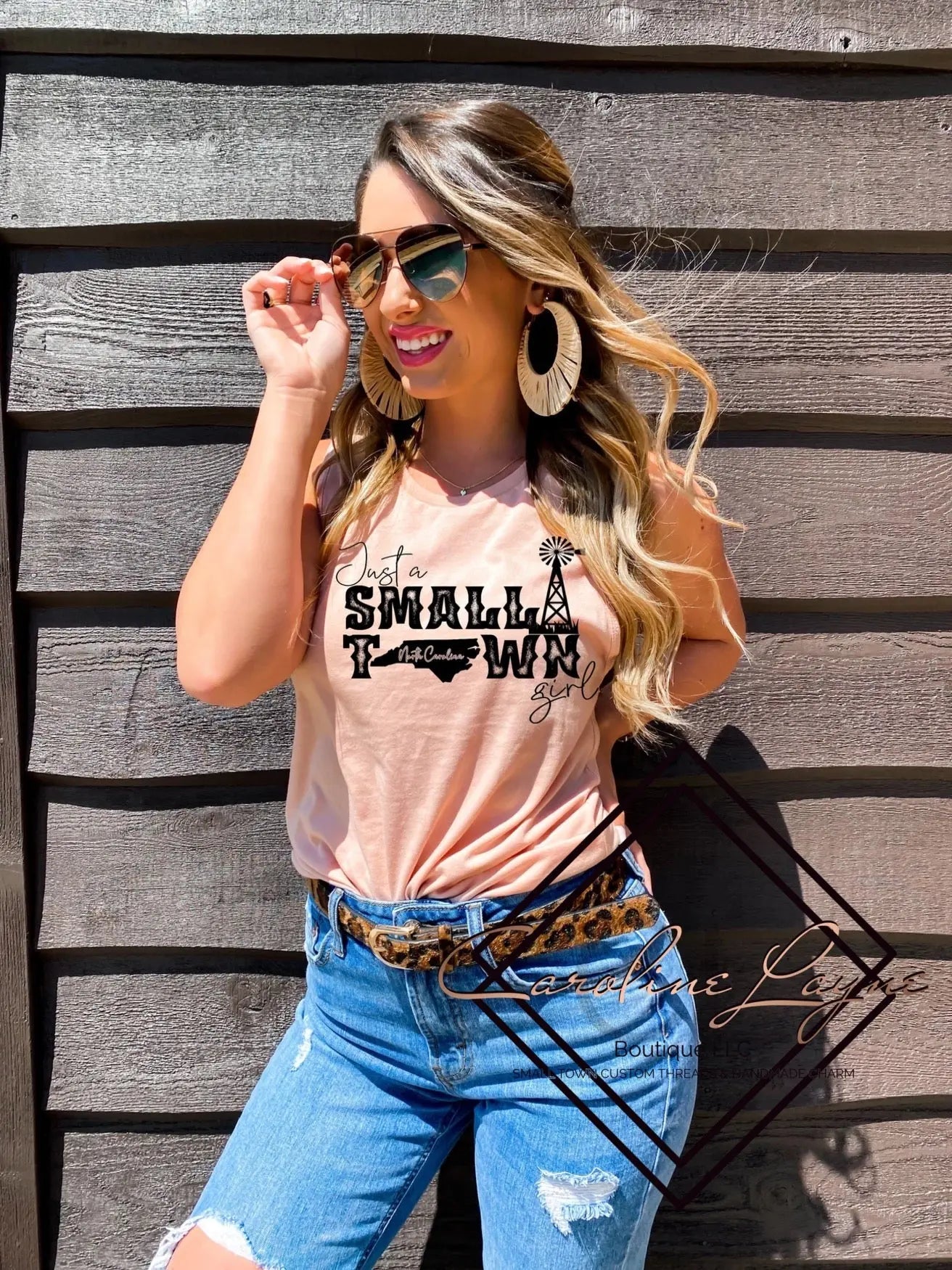Just A Small Town Girl Tee - Caroline Layne Boutique LLC
