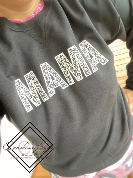 Leopard Mama Sweatshirt - Caroline Layne Boutique LLC