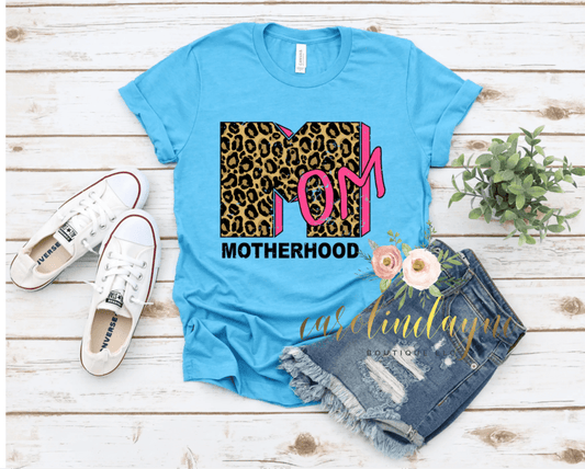 Leopard Motherhood Tee Tee - Caroline Layne Boutique LLC