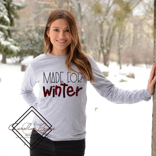 Made For Winter Long sleeve - Caroline Layne Boutique LLC