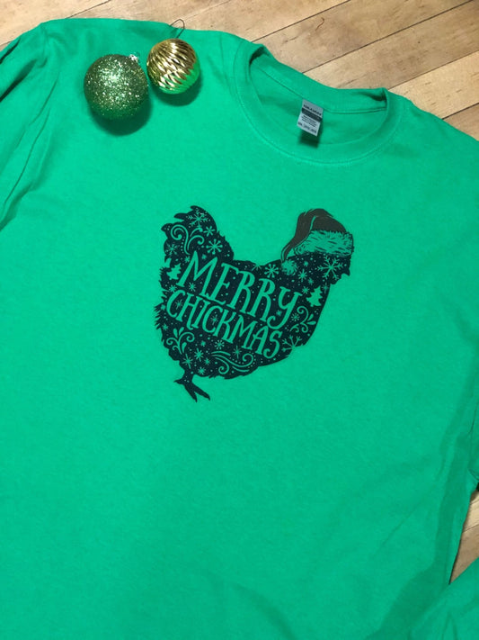 Merry Chickmas Tee - Caroline Layne Boutique LLC