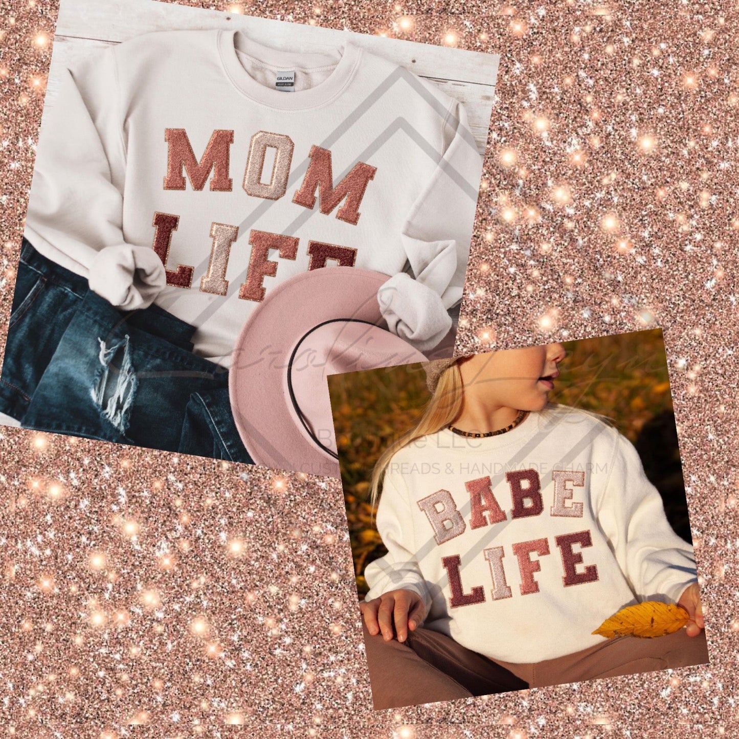 Mom life babe life Sweatshirt set - Caroline Layne Boutique LLC