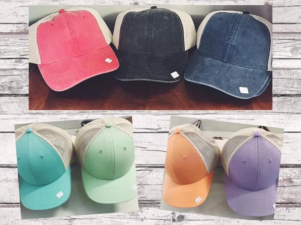 Monogrammed Comfort Color Trucker Hat - Caroline Layne Boutique LLC