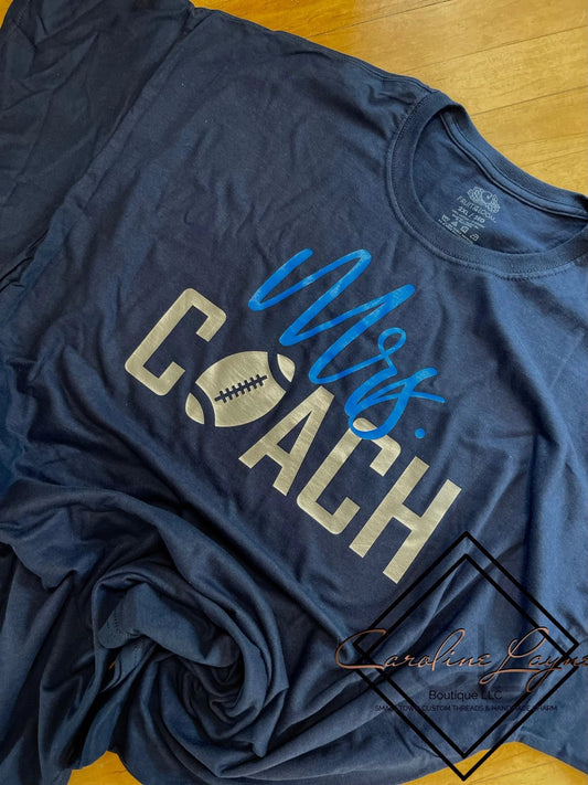 Mrs. Coach Tee - Caroline Layne Boutique LLC