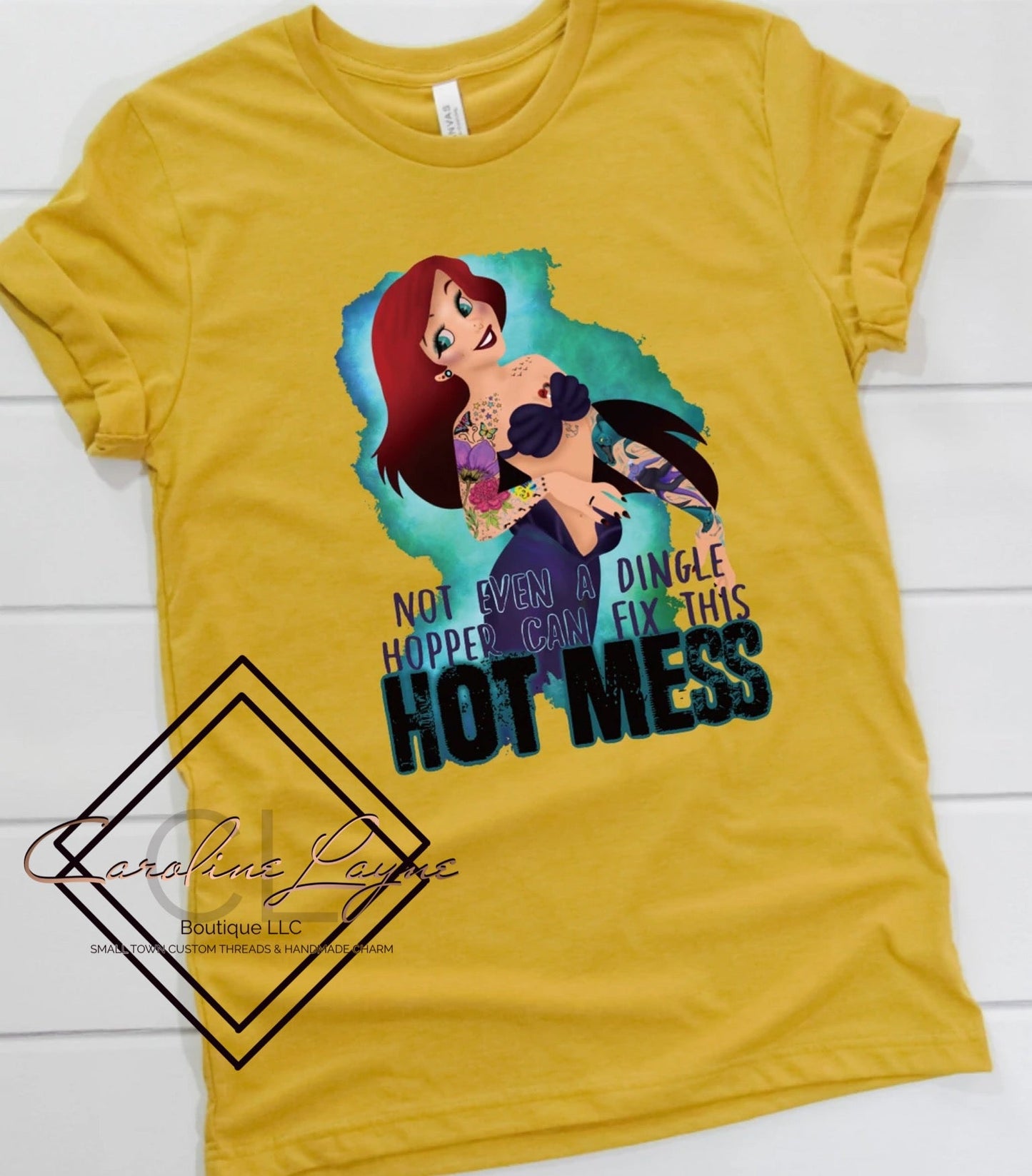 Not Even A Dingle Hopper Can Fix This Hot Mess Tee - Caroline Layne Boutique LLC