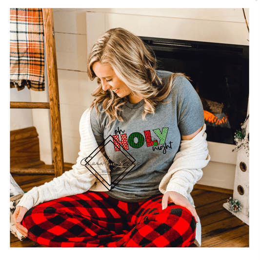 Oh holy night Tee - Caroline Layne Boutique LLC