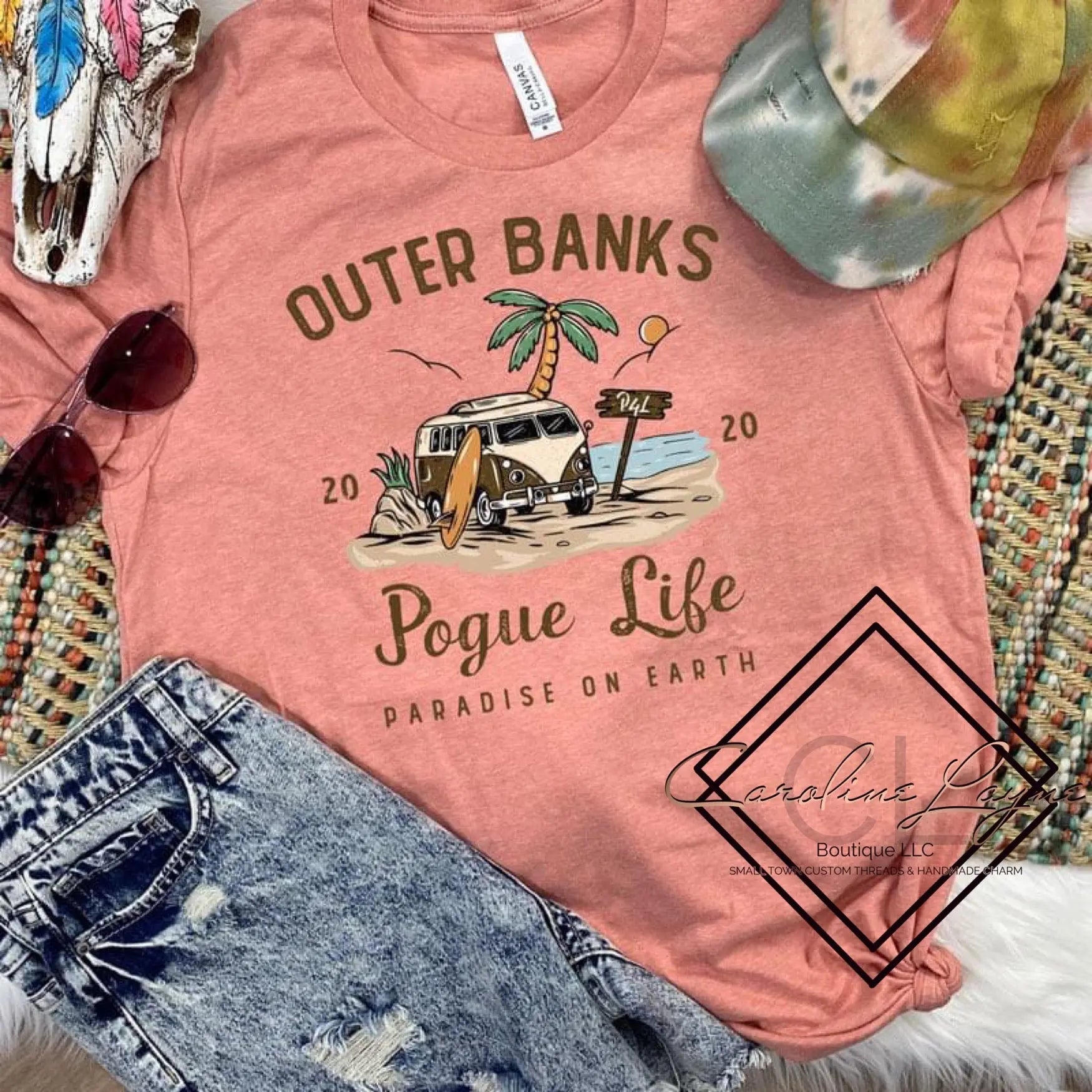 Outer Banks Pogue Life Tee - Caroline Layne Boutique LLC