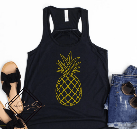 Pineapple Tank - Caroline Layne Boutique LLC