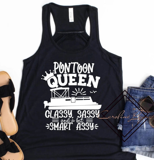 Pontoon Queen Tank - Caroline Layne Boutique LLC