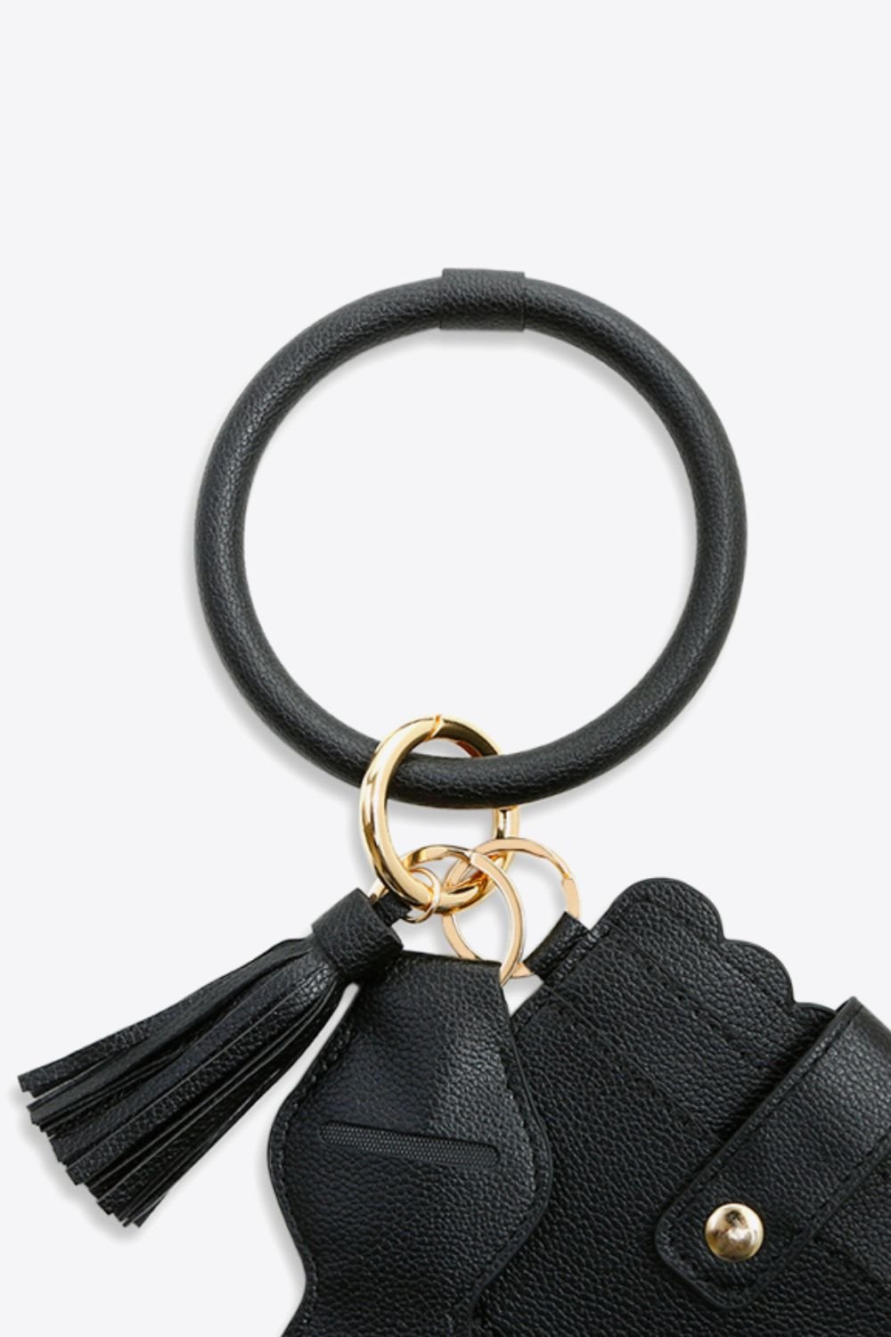 PU Wristlet Keychain with Card Holder - Caroline Layne Boutique LLC