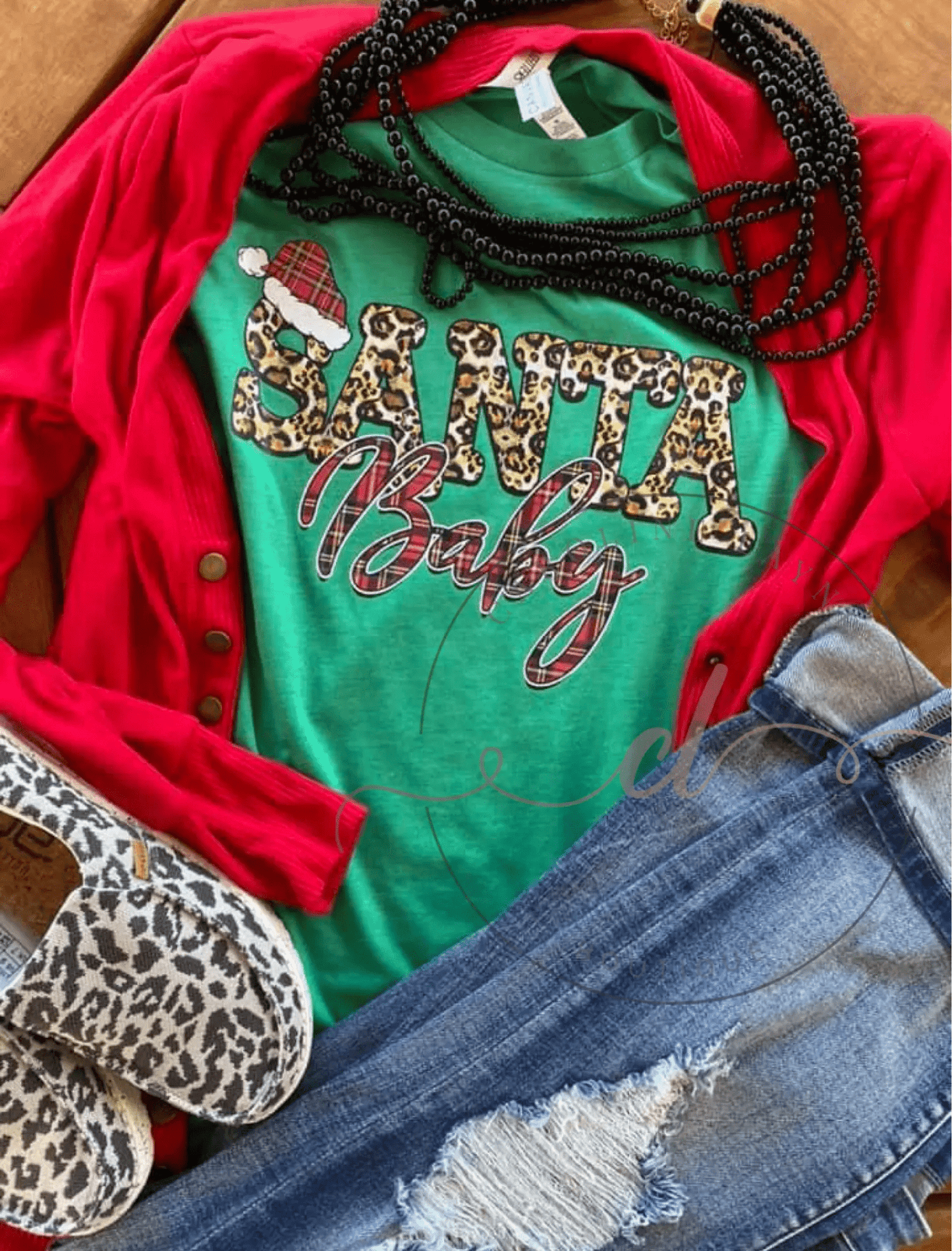 Santa Baby Tee - Caroline Layne Boutique LLC