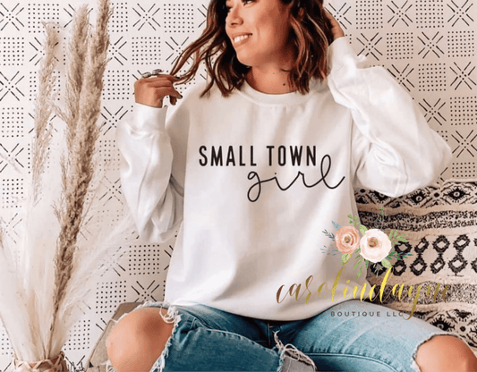 Small Town Girl Sweatshirt - Caroline Layne Boutique LLC