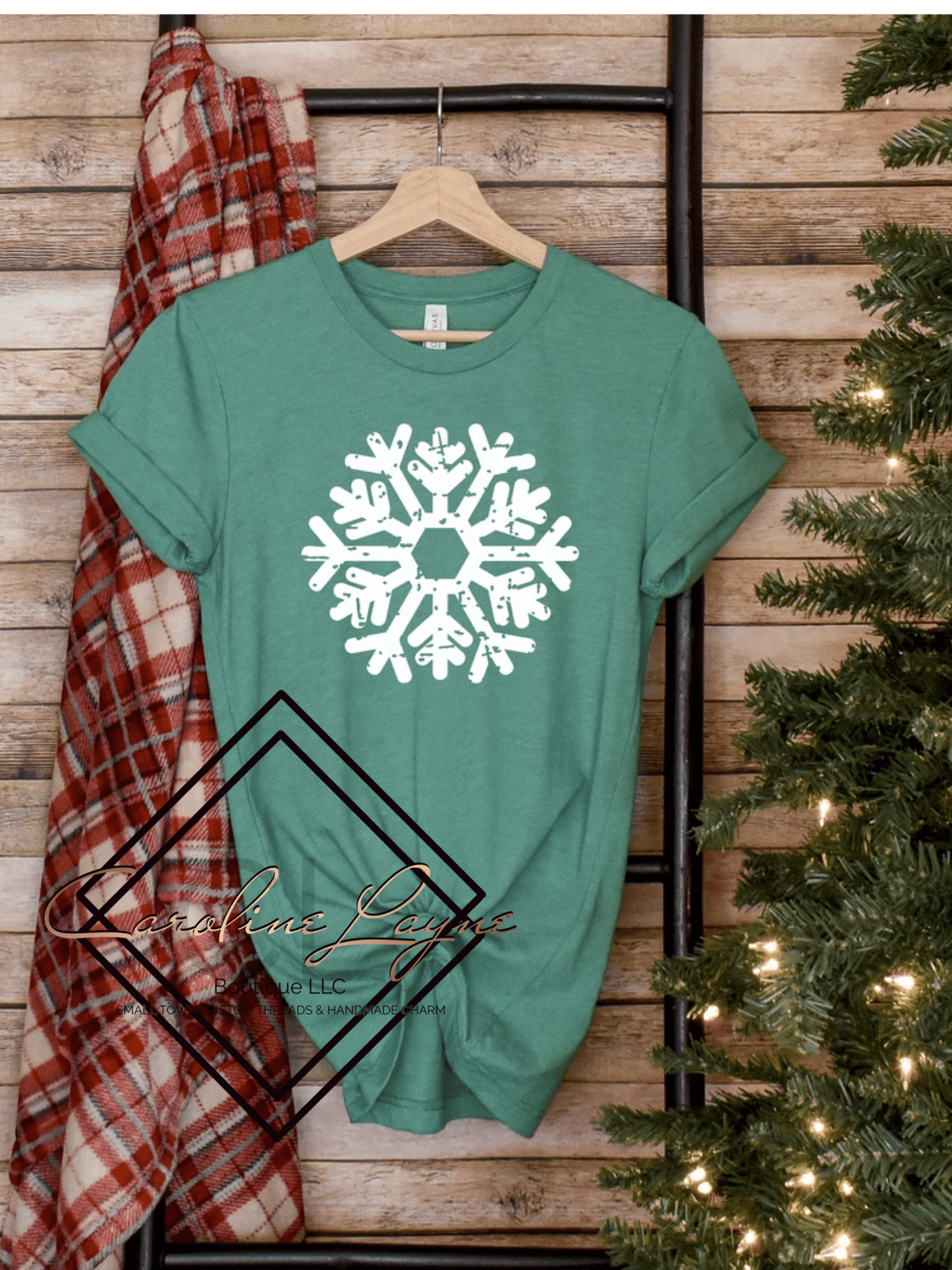 Snowflake Tee - Caroline Layne Boutique LLC