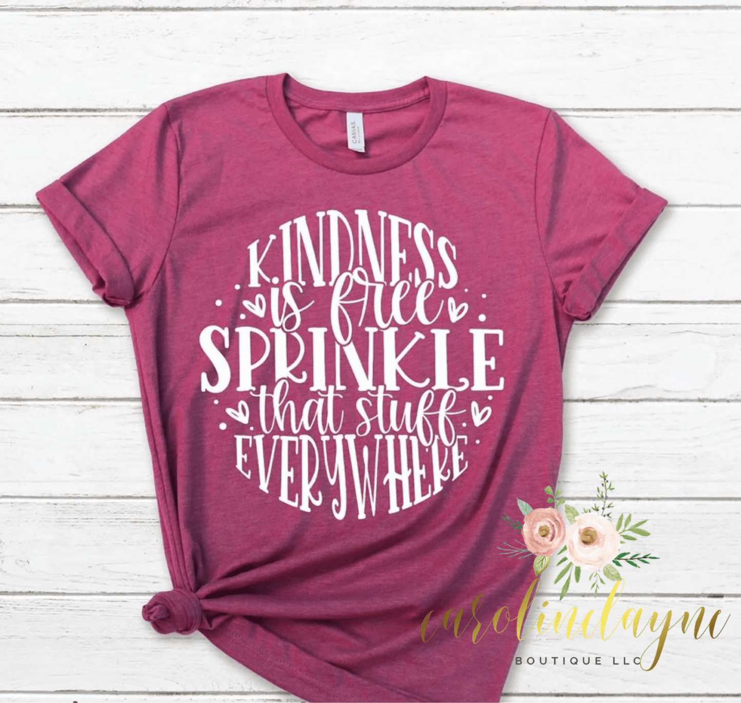 Spread kindness like confetti tee - Caroline Layne Boutique LLC