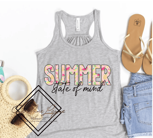 Summer State Of Mind Tank - Caroline Layne Boutique LLC