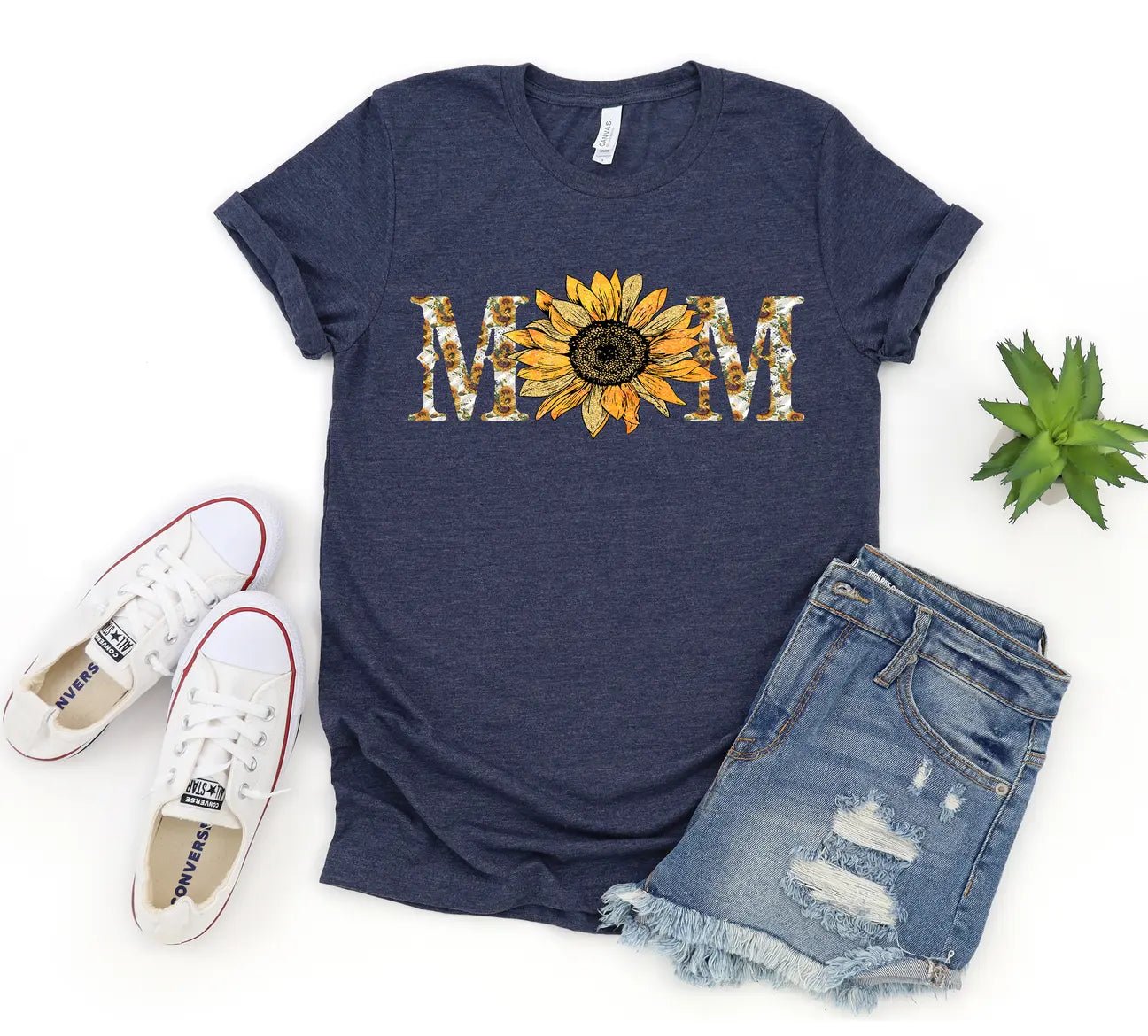 Sunflower Mom Tee - Caroline Layne Boutique LLC