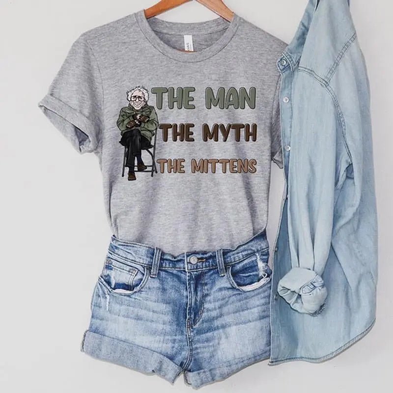 The Man The Myth The Mittens Tee - Caroline Layne Boutique LLC