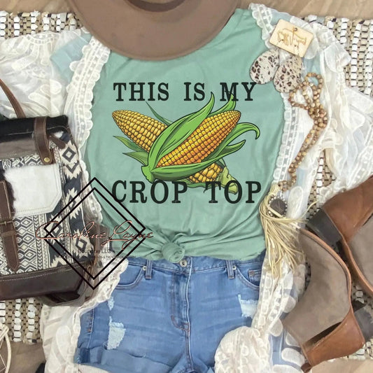 This Is My Crop Top Tee - Caroline Layne Boutique LLC