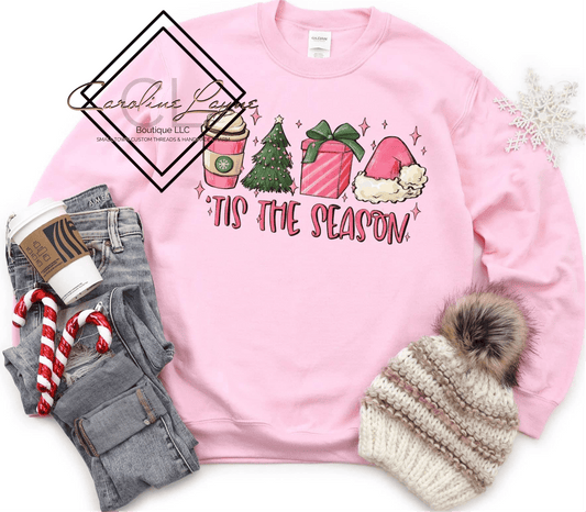 Tis the season Sweatshirt - Caroline Layne Boutique LLC