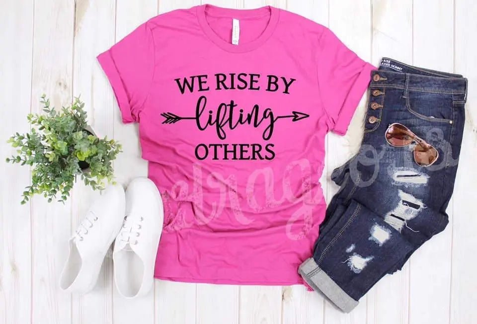 We Rise By Lifting Others Tee - Caroline Layne Boutique LLC